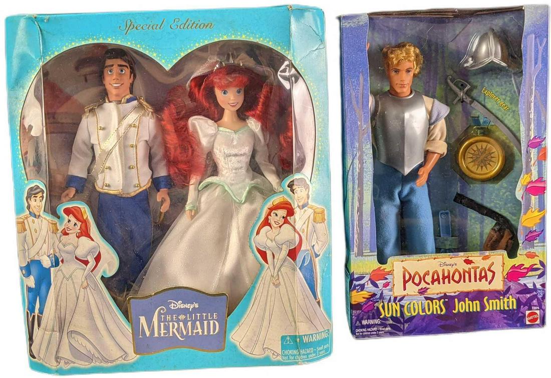 Disney Collector Little Mermaid John Smith Dolls (1 of 6)