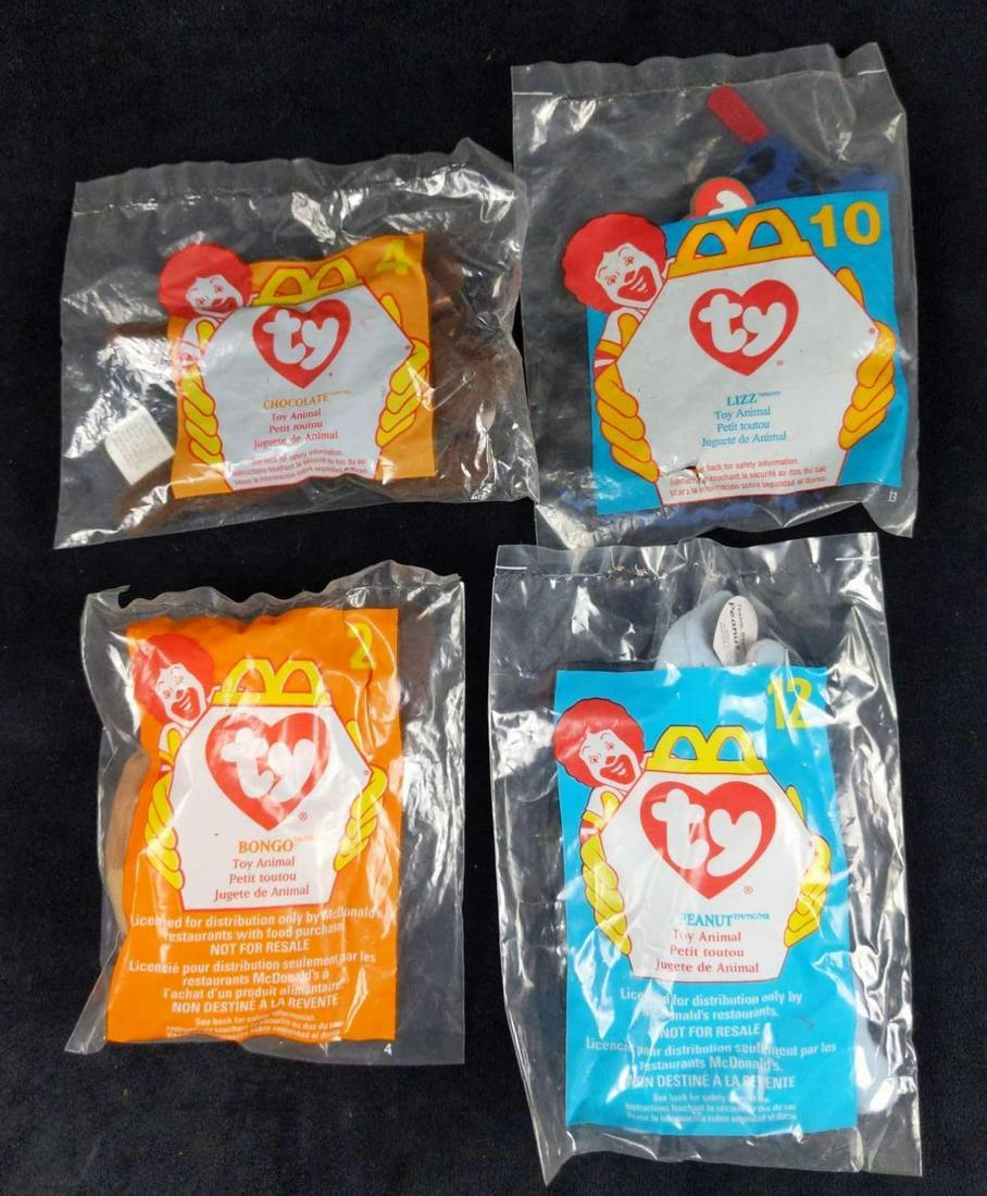 Four McDonalds Ty Teenie Beanie Babies B (1 of 2)