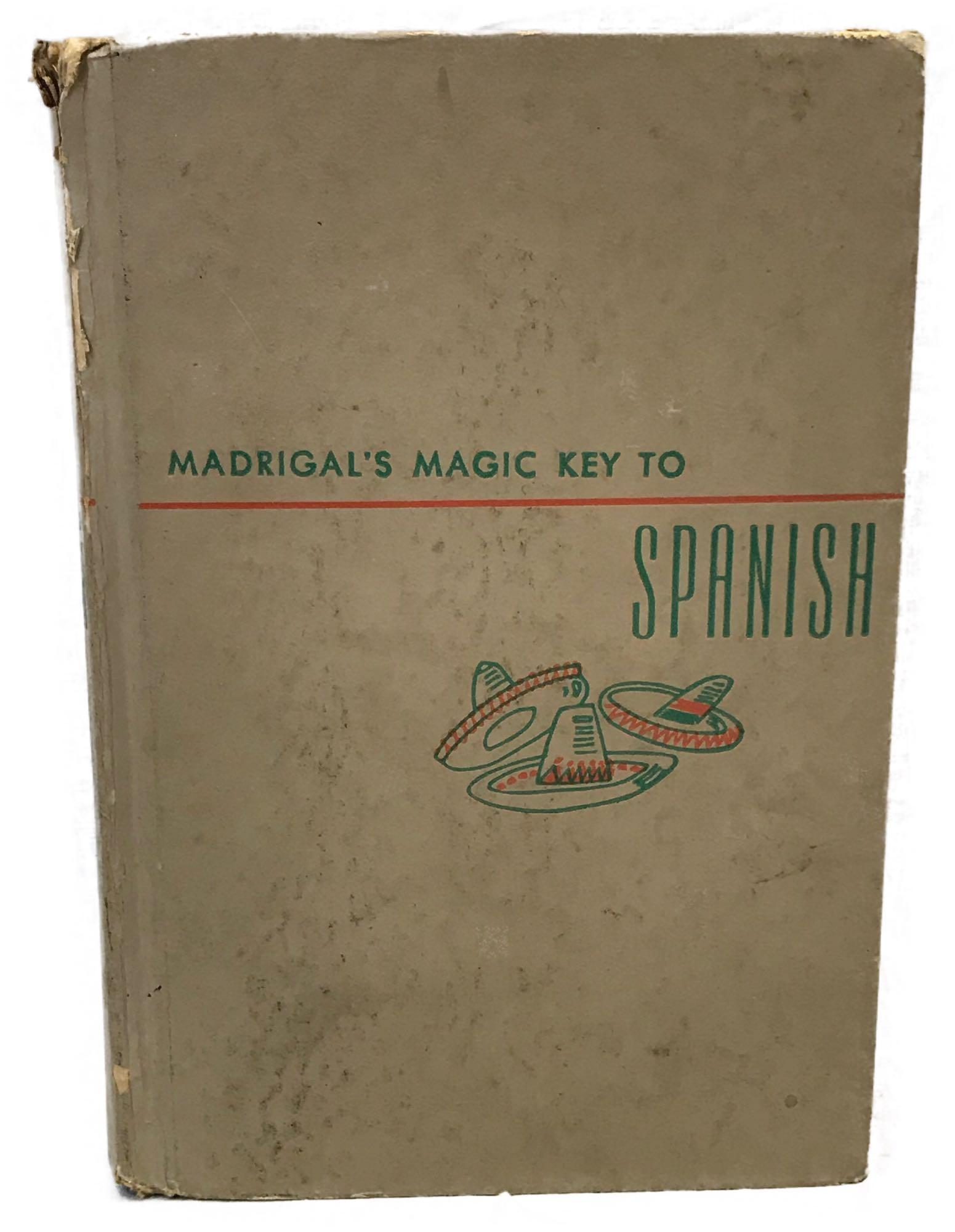 Vintage Book, Madrigal's Magic Key to Spanish, Illustrations by Andy Warhol: Vintage Book, Madrigal's Magic Key to Spanish, Illustrations by Andrew Warhol; a Spanish language easy to use guide. This book is written by Magarita Madrigal, a famed language teacher. It shows illus