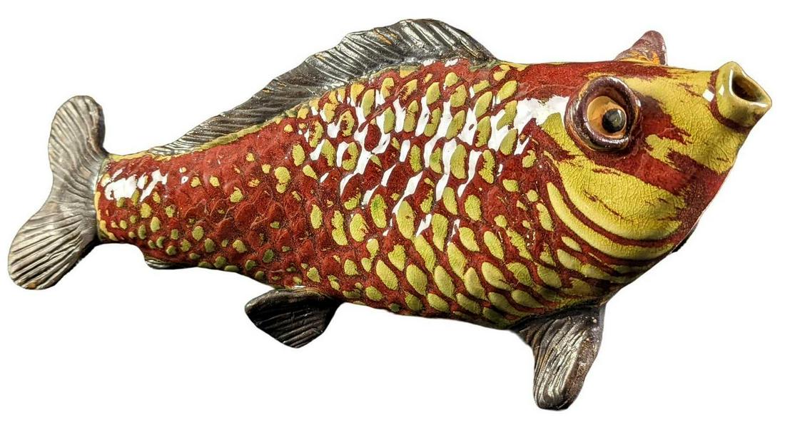 Ceramic Vintage Style Fish Sculpture (1 of 9)