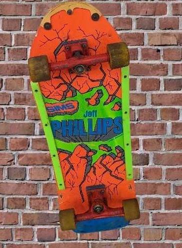 Vintage 1980s Skateboard Jeff Phillips Breakout Sims