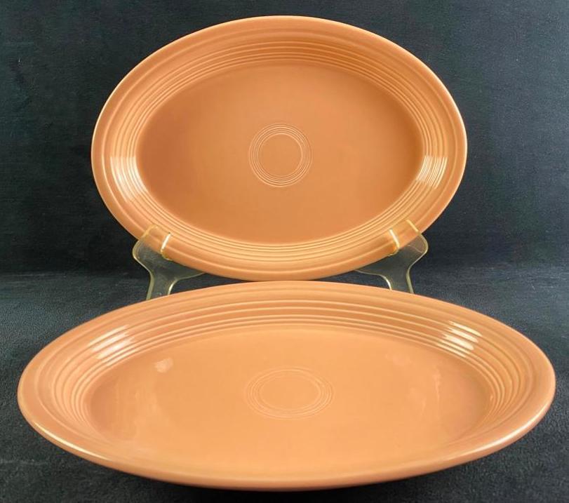 Two Fiesta Apricot 13.5" Oval Serving Dishes (1 of 5)