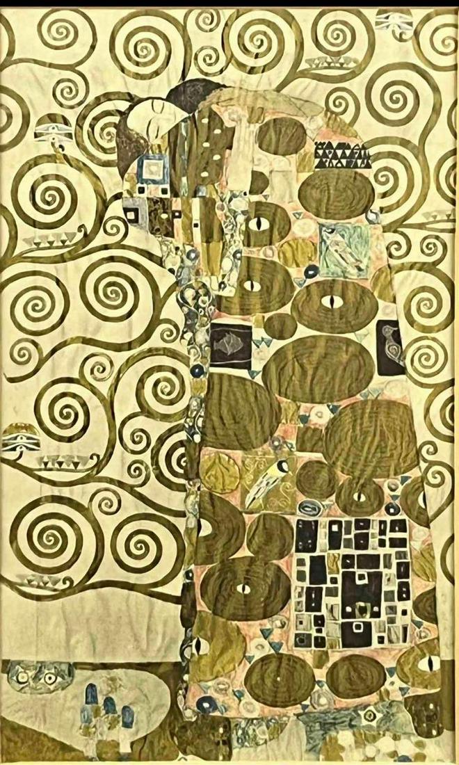 Gustav Klimt Fulfillment (Lovers) Framed Art Print (1 of 8)