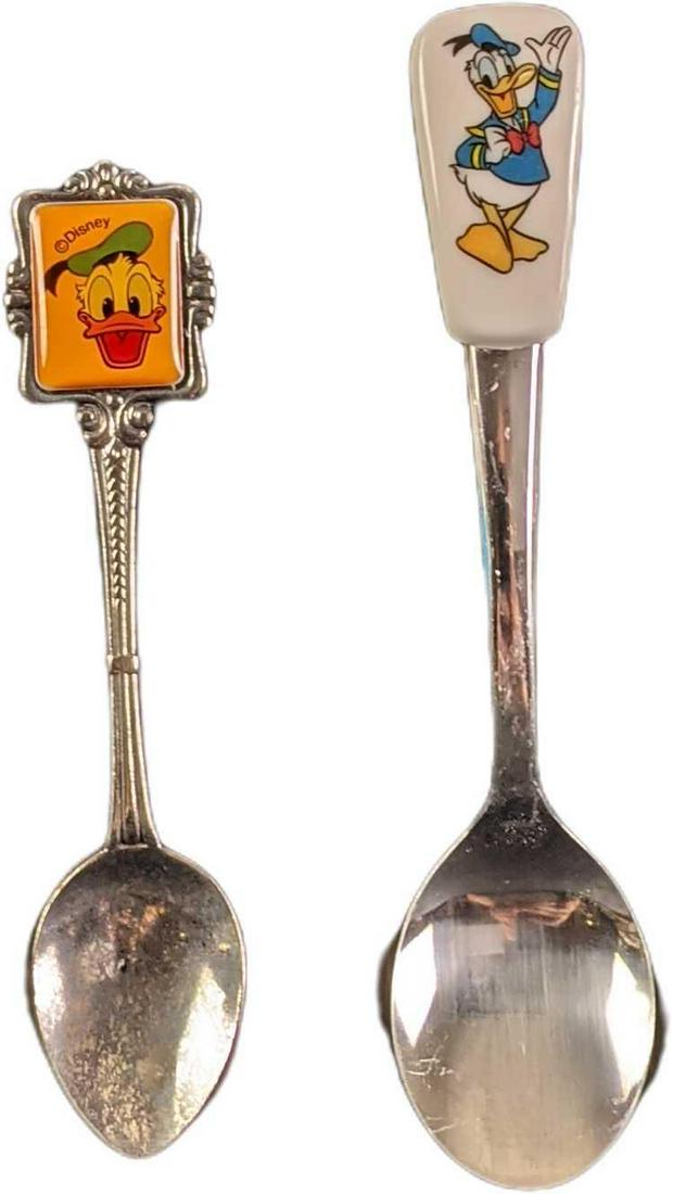Two Vintage Disney Donald Duck Collector Spoons (1 of 4)