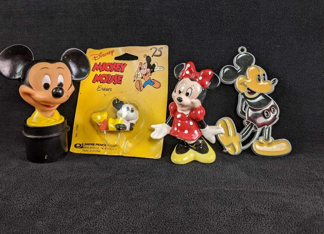 Assorted Mickey Mouse and Minnie Mouse Items (1 of 8)