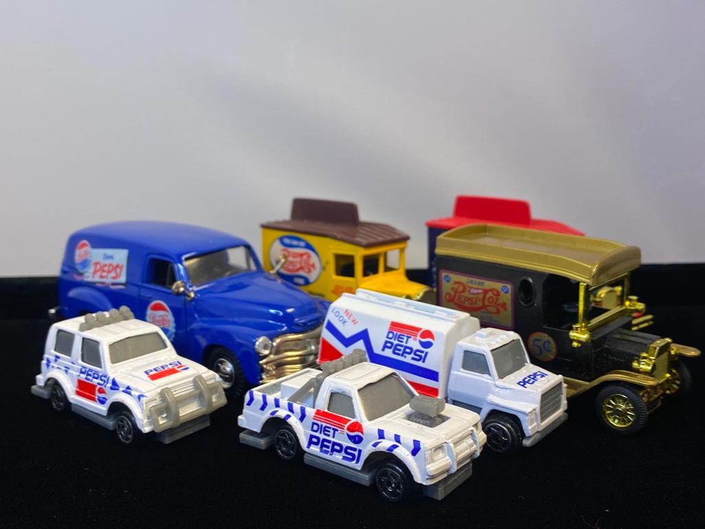 7 Pepsi Die-Cast Cars (1 of 3)