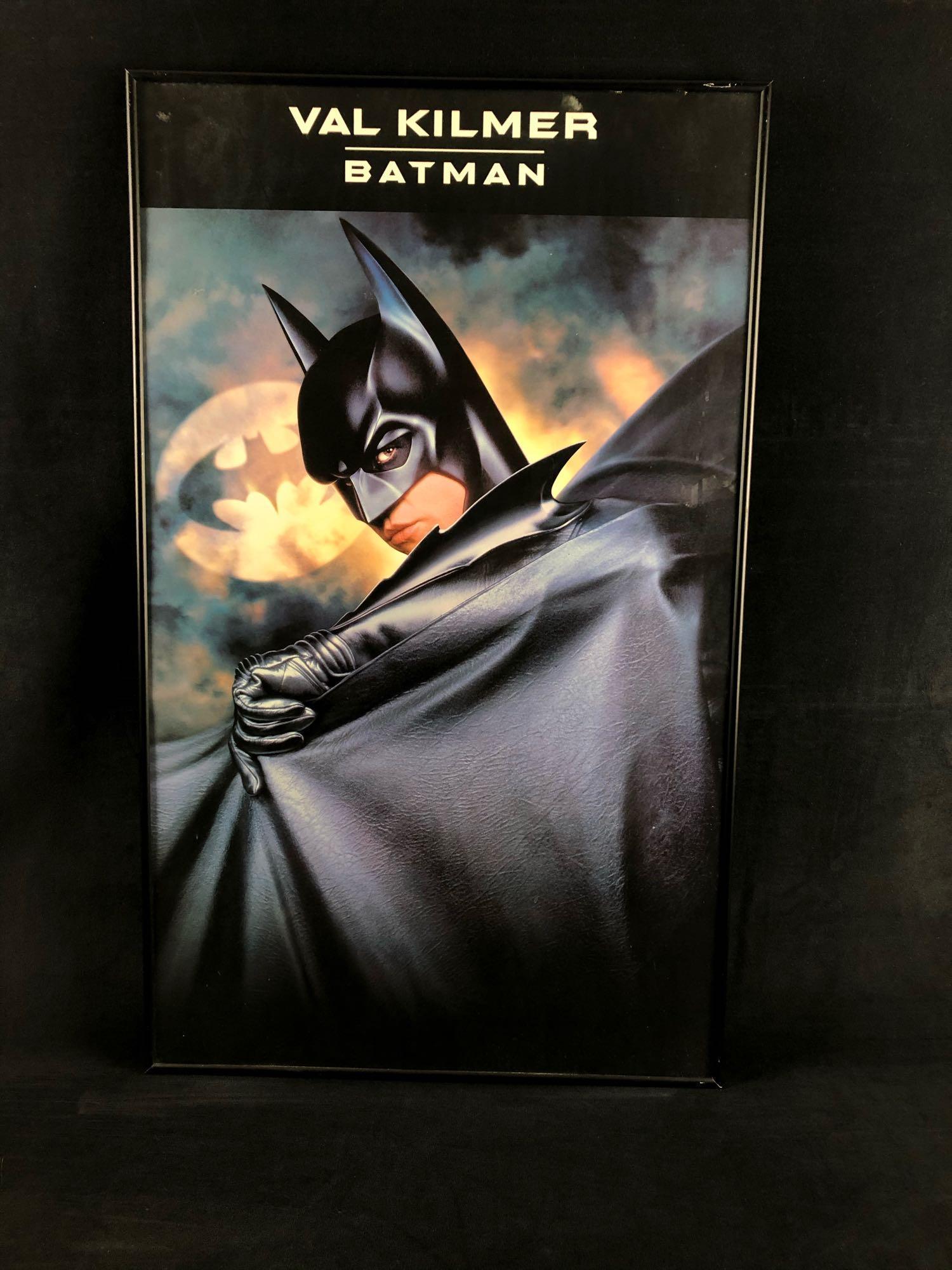 Vintage Framed Val Kilmer Batman Movie Poster (1 of 5)