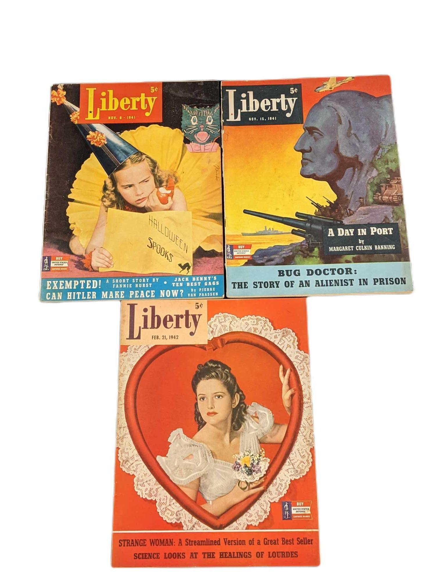 Three Vintage Liberty Magazines (1 of 8)