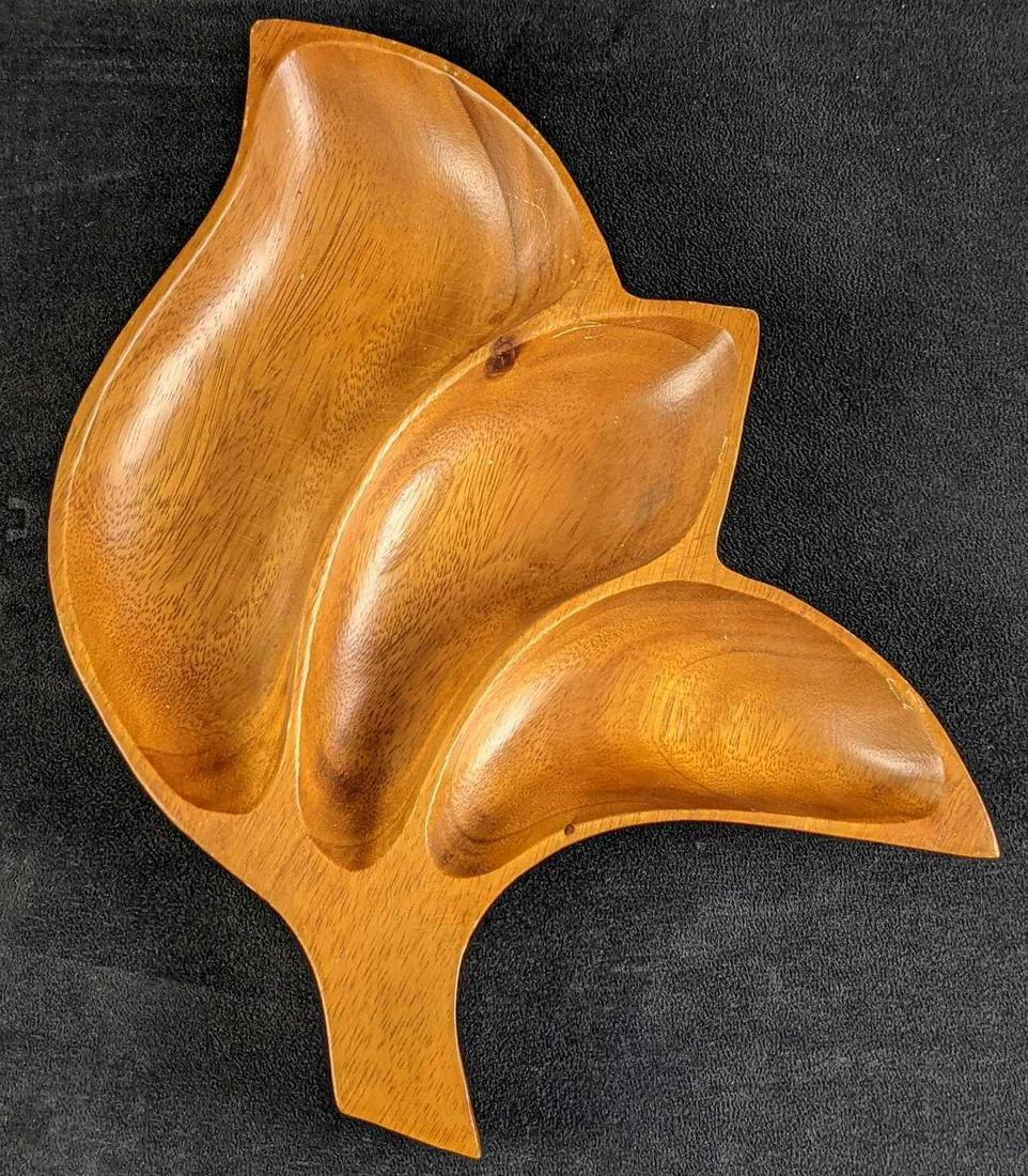 Monkey Pod Wood Parota Serving Dish (1 of 5)