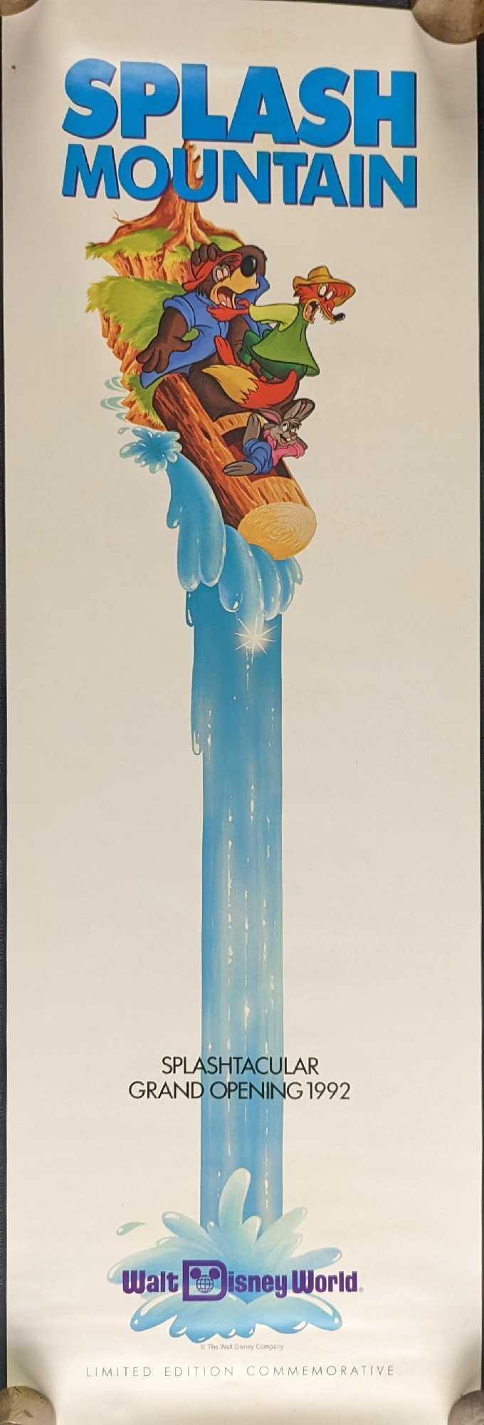 Disney World Splash Mountain Commemorative Poster (1 of 9)