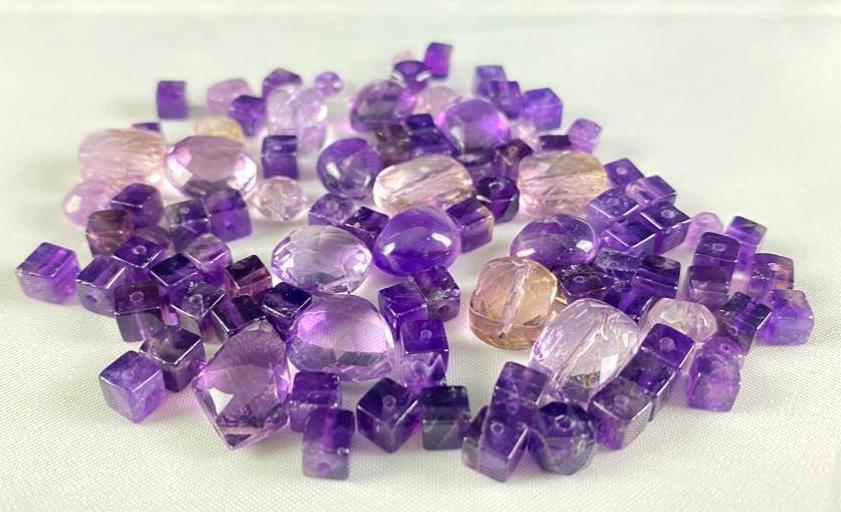 Loose Amethyst Beads Mixed (1 of 4)