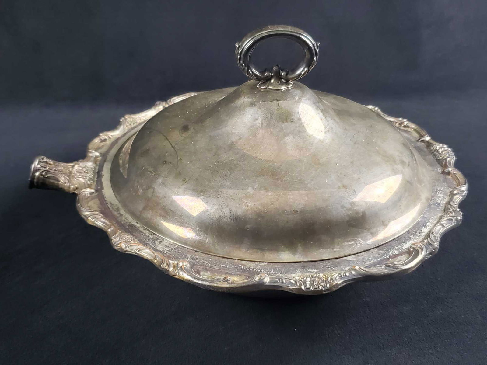 Vintage Silver Plate Chafing Hollowware Pan (1 of 9)