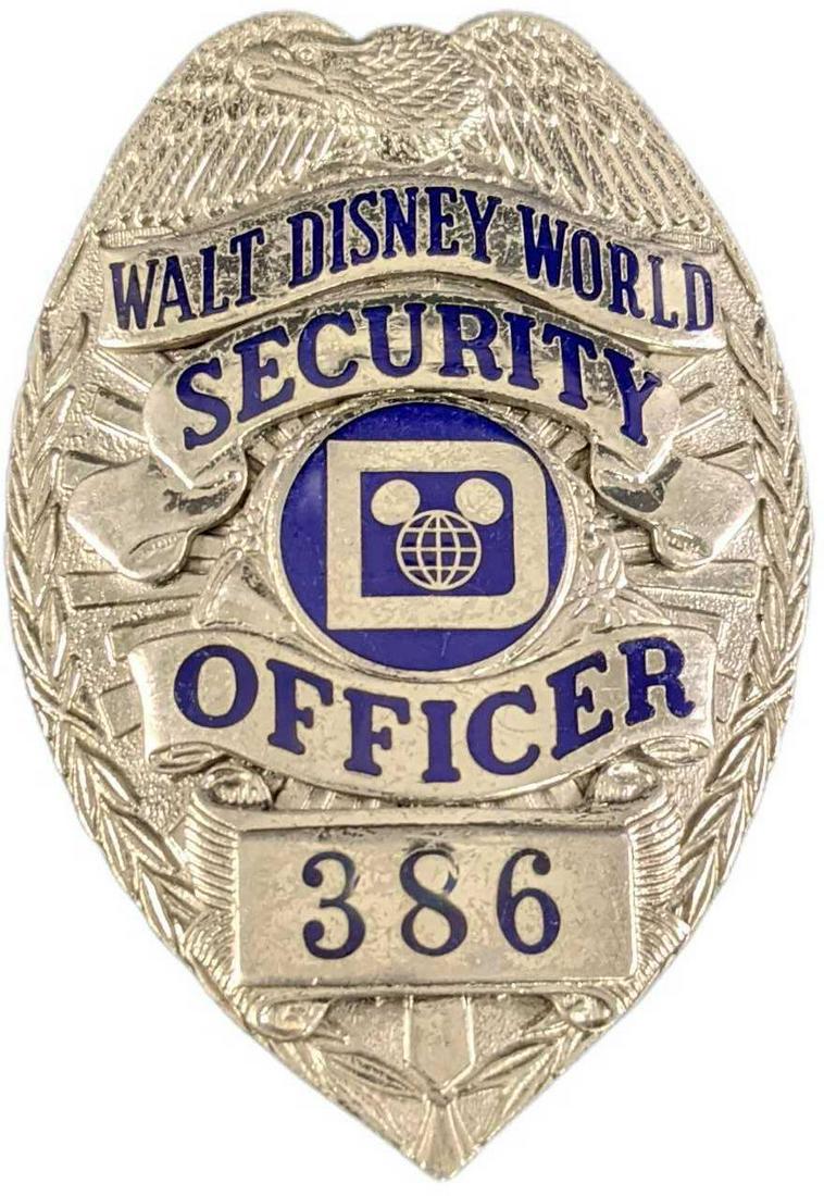 Early 1980s Disney World Security Metal Badge (1 of 2)