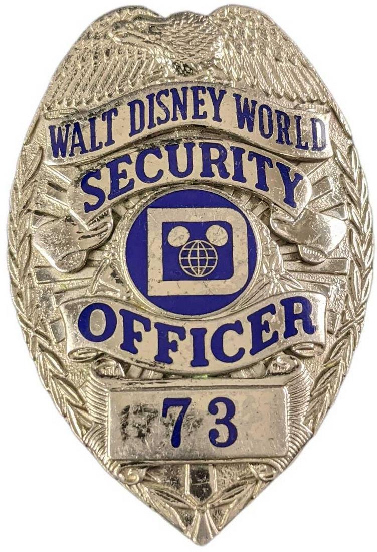 Early 1980s Disney World Security Metal Badge (1 of 2)