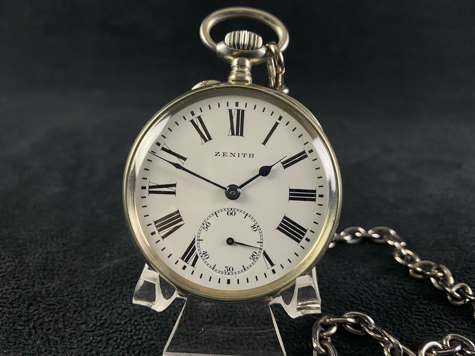 Rare Vintage 1926 Zenith Swiss " Grand Prix Paris 1900 " Pocket Watch (1 of 18)
