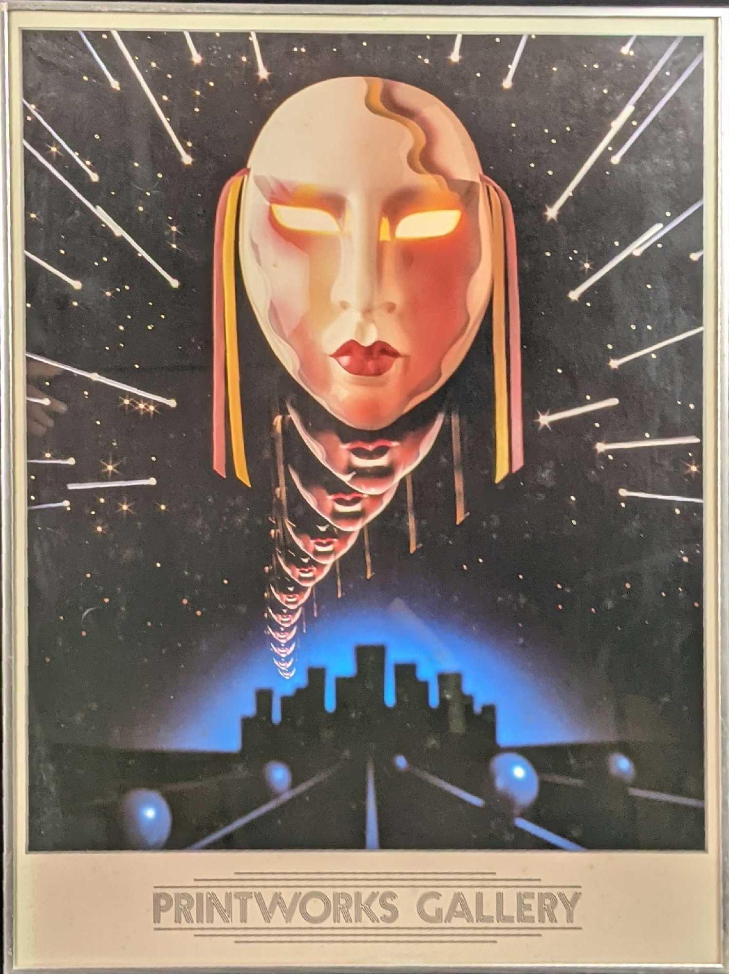 Vintage Rare Printworks Gallery Framed Poster (1 of 4)