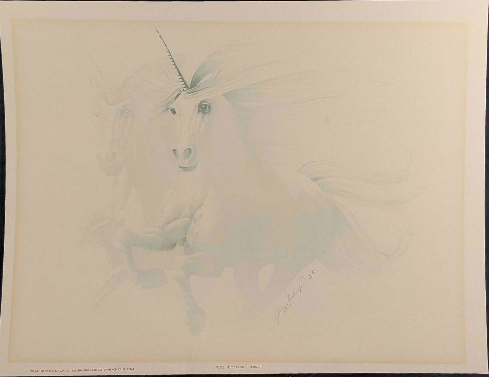 "Ultimate Unicorn" Lithograph Print By Gary Saderup (1 of 4)
