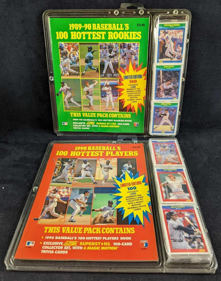 Score 1989-1990 Baseball's Hottest Players 2 Packs (1 of 6)