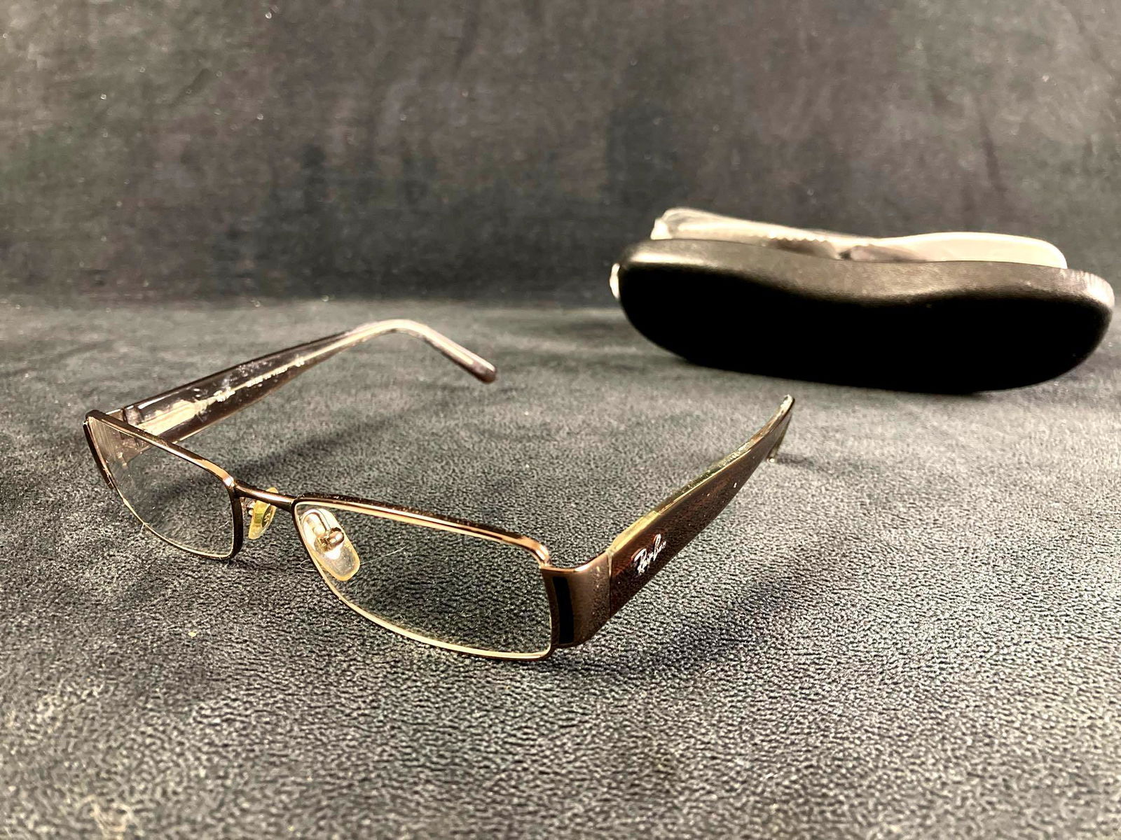 12 Pairs Of Antique Glasses & 1 Vintage Ray Ban