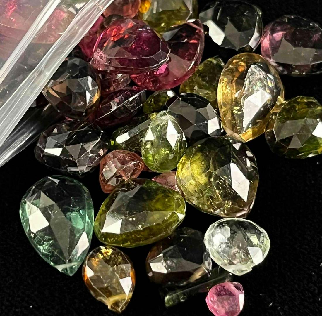 Assorted Tourmaline Loose Beads 3mm-13mm (1 of 6)
