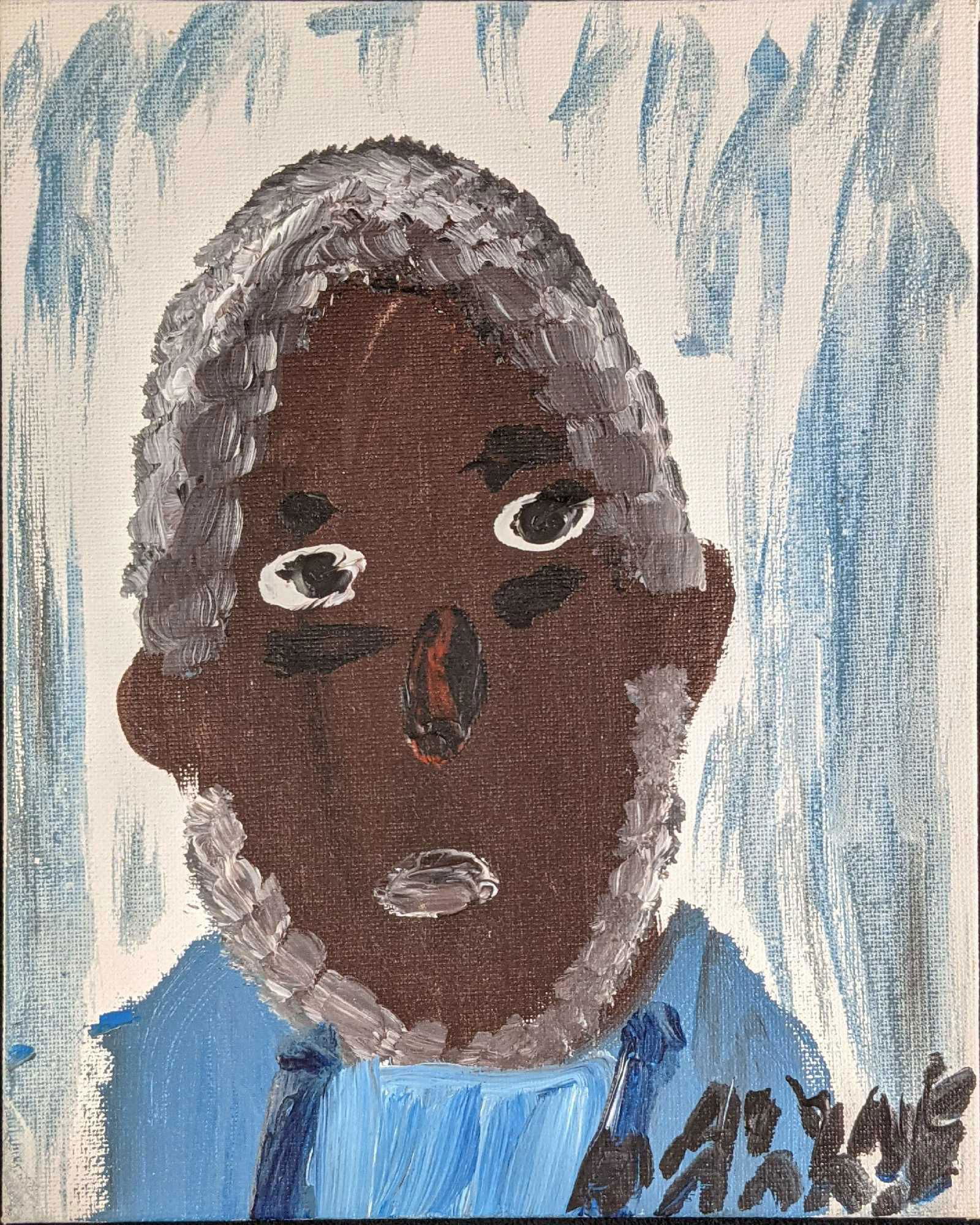 Original Alyne Harris Florida Folk Art Old Man With Beard (1 of 4)