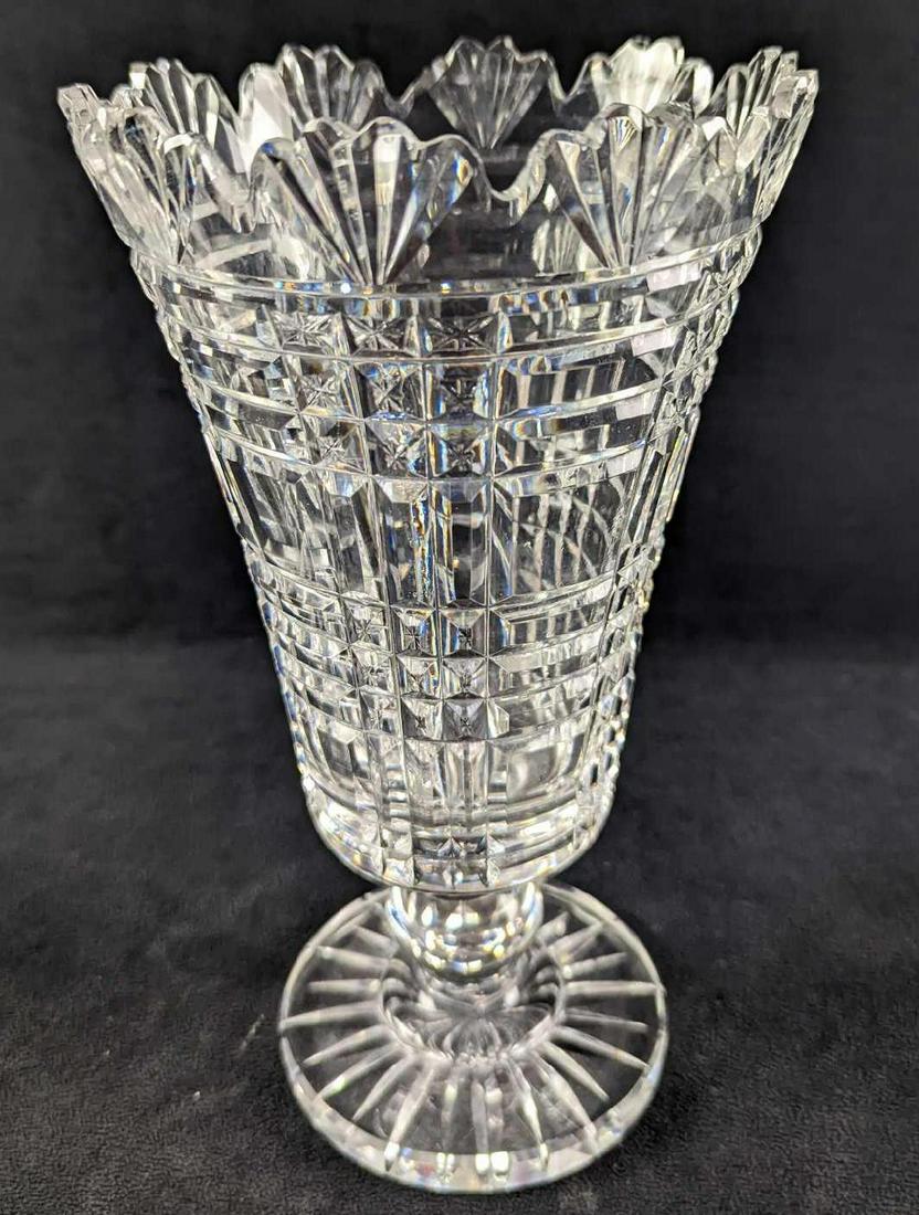 Vintage Waterford Crystal Pedestal Vase (1 of 7)
