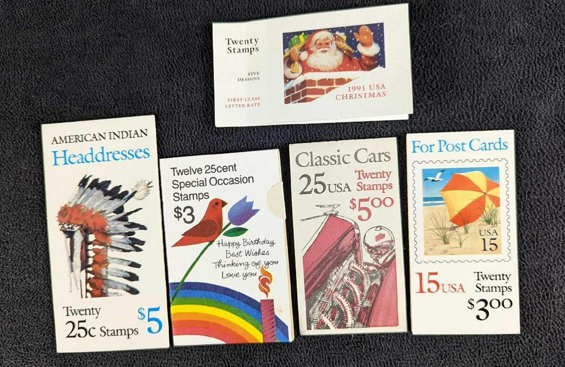 5 US Postal Vending Machine Stamps (1 of 9)