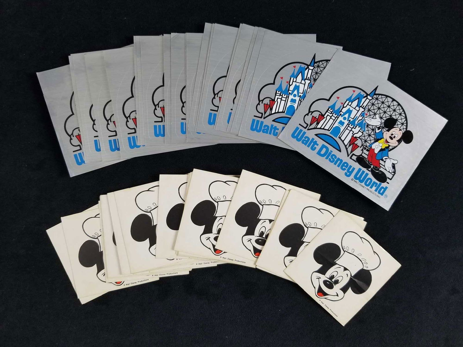 Vintage Walt Disney World Mickey Decal Stickers (1 of 4)