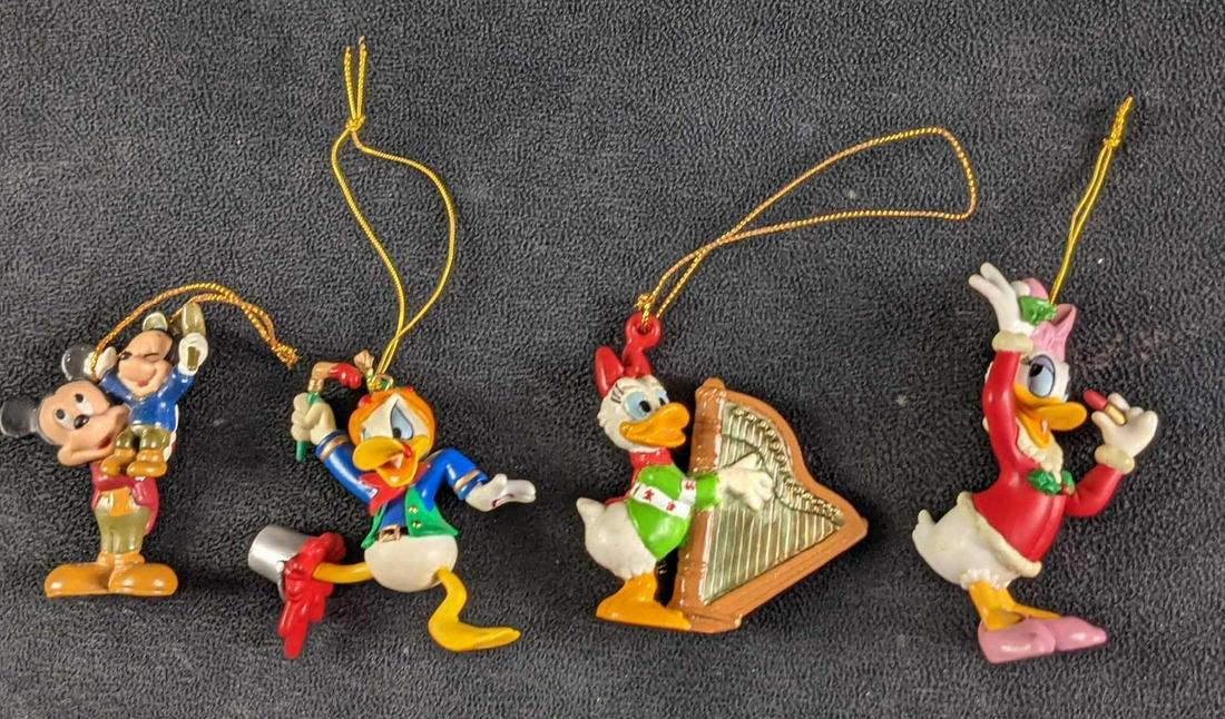 Four Disney Mickey Donald Daisy Christmas Ornaments (1 of 6)