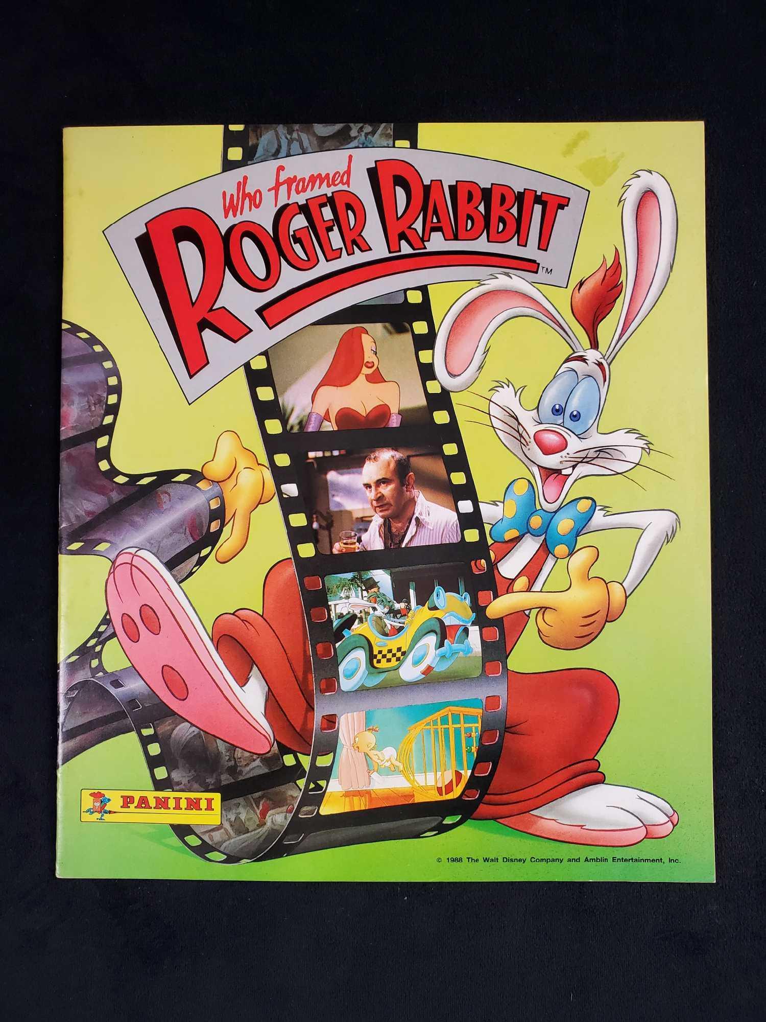 Disney Who Framed Roger Rabbit Sticker Book 1988 (1 of 7)