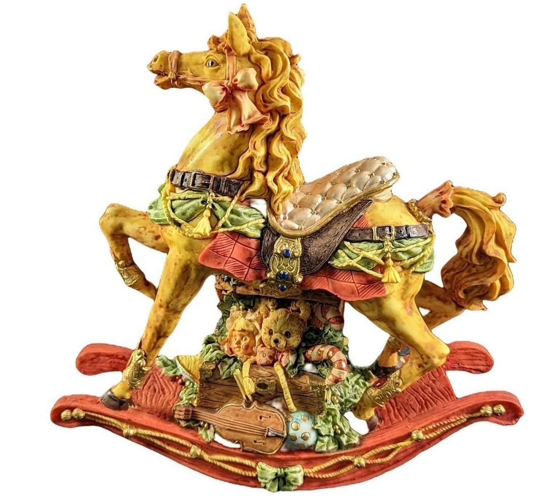 Windsor Collection Christmas Rocking Horse Music Box (1 of 10)