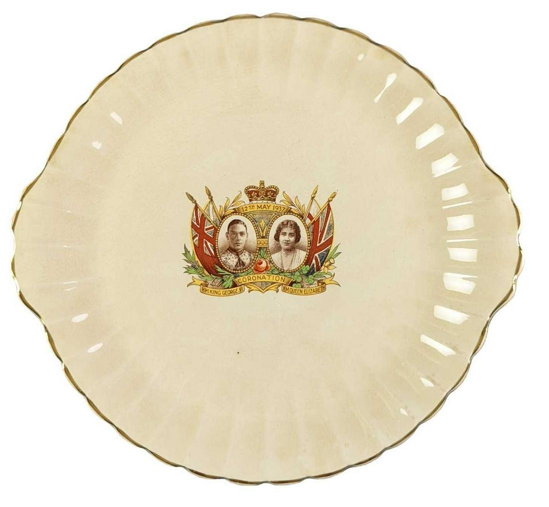 1937 Commemorative King George VI & Queen Elizabeth Plate (1 of 6)