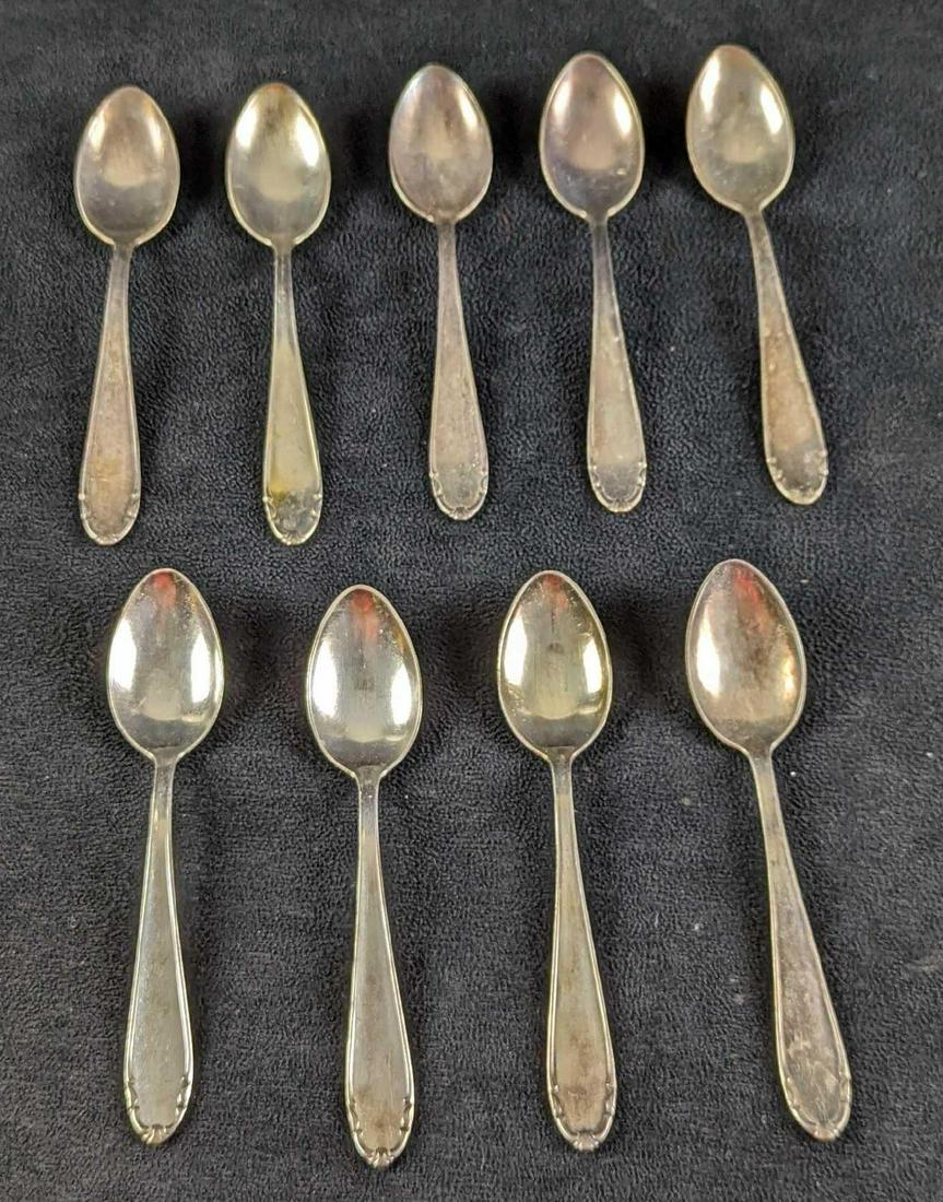 9 Retired Vintage BMF Silverplate Teaspoons (1 of 13)