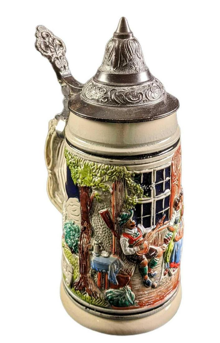 Vintage Kannebackerland German Ceramic Stein With Lid (1 of 10)