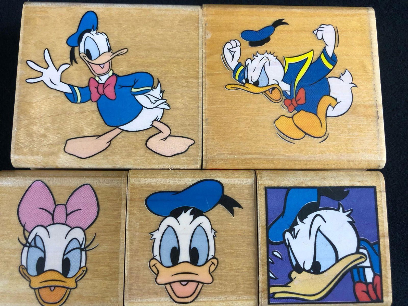 Lot of 5 Donald Duck and Daisy Mickey Mouse Rubber Stampede Stamp (1 of 6)