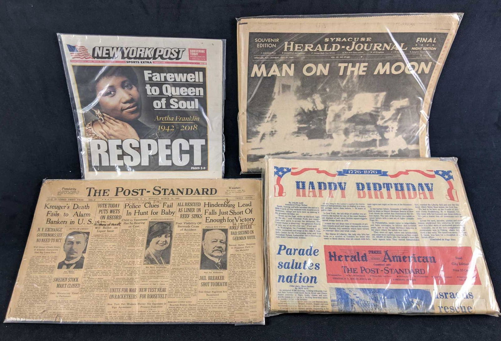 Moments in History Preserved News Papers (1 of 5)