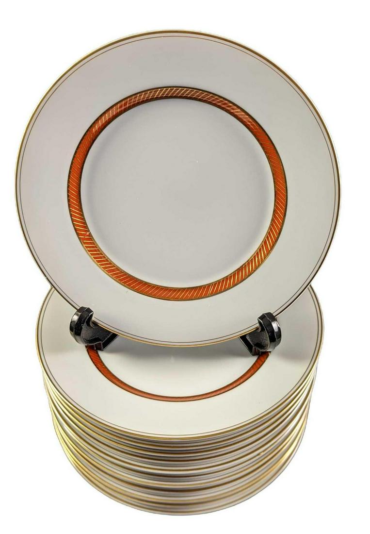 12 Retired Bordure Rouge By Fitz & Floyd Salad Plates (1 of 6)