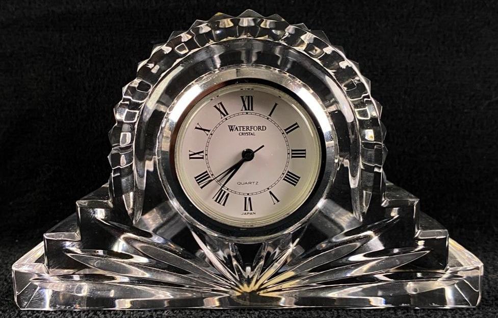 Waterford Ireland Crystal Small Mantle Clock (1 of 7)