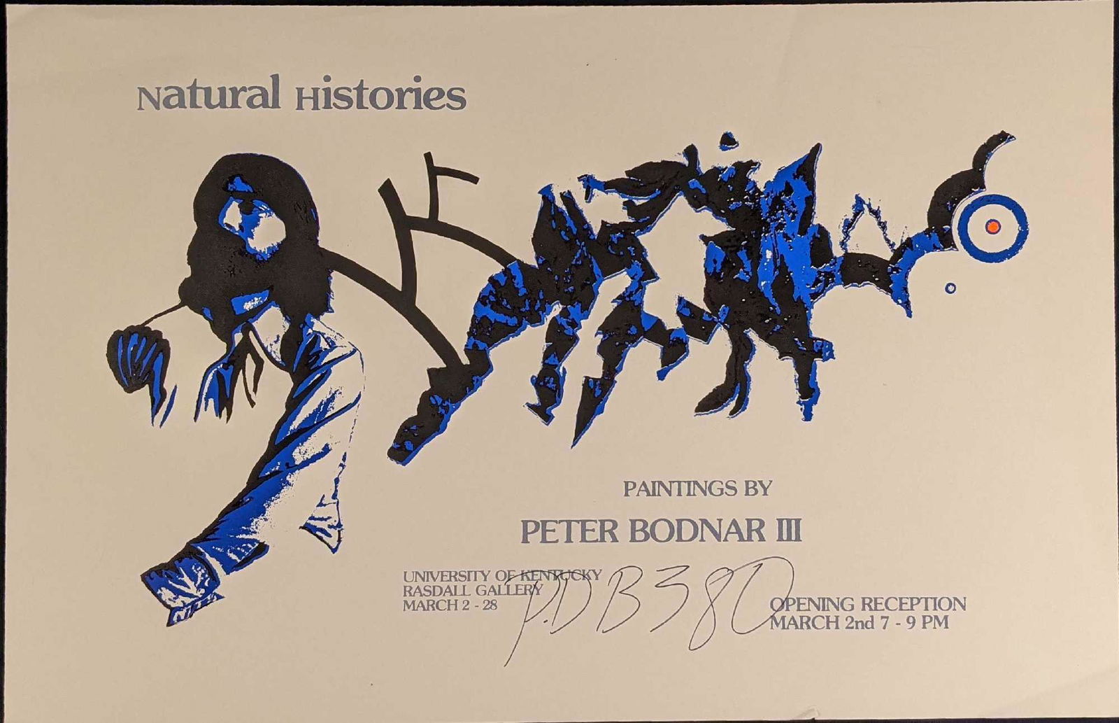 Signed Peter Bodnar III Natural Histories Art Show Poster (1 of 4)