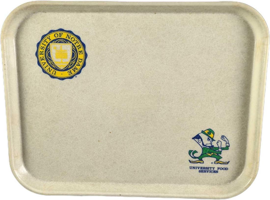 University Of Notre Dame Cafeteria Tray (1 of 4)