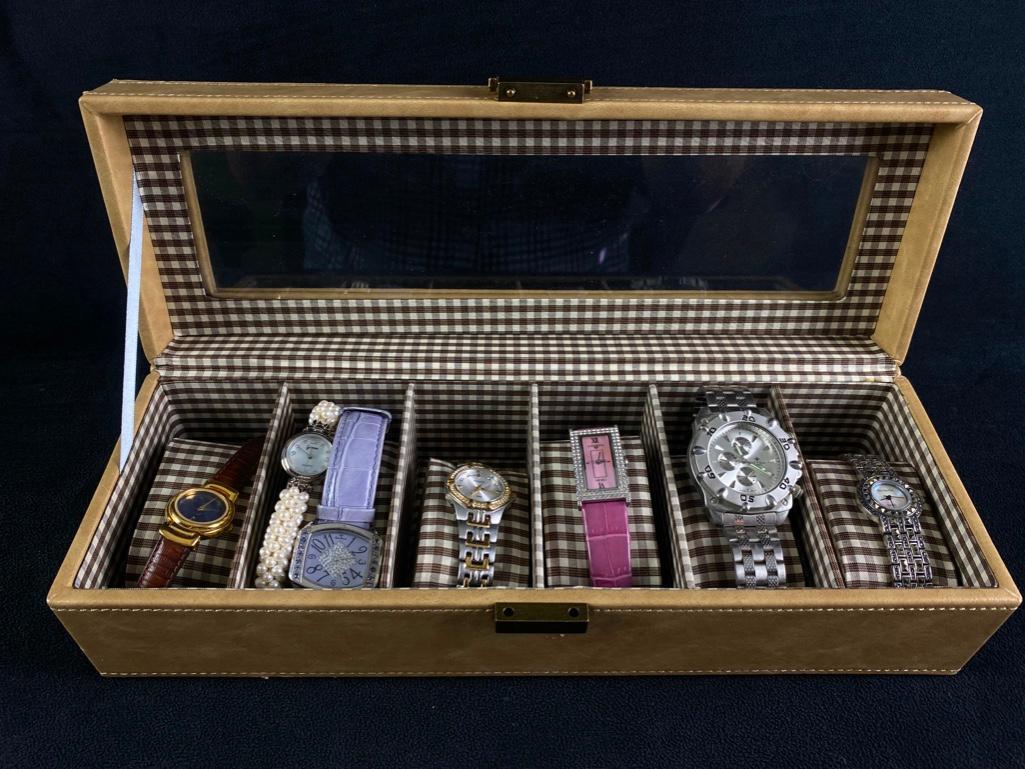 Lot of 7 Watches with Display Box (1 of 8)