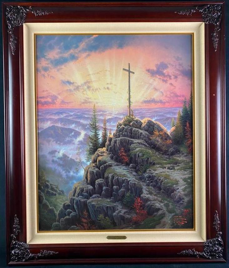 Thomas Kinkade "Sunrise" Hand Signed & Embellished (1 of 13)