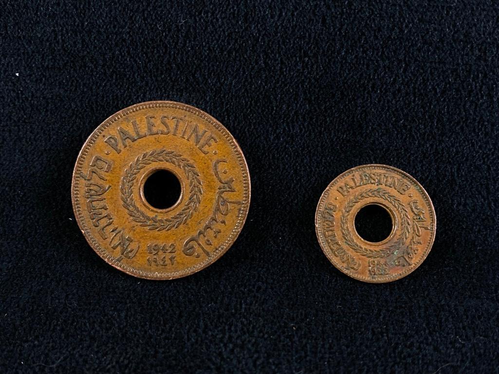 2 Wartime Palestinian Coins (1 of 6)