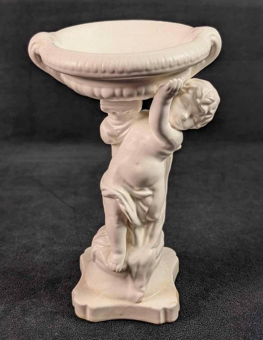 1962 Inarco Ceramic Cherub Pedestal Dish (1 of 7)