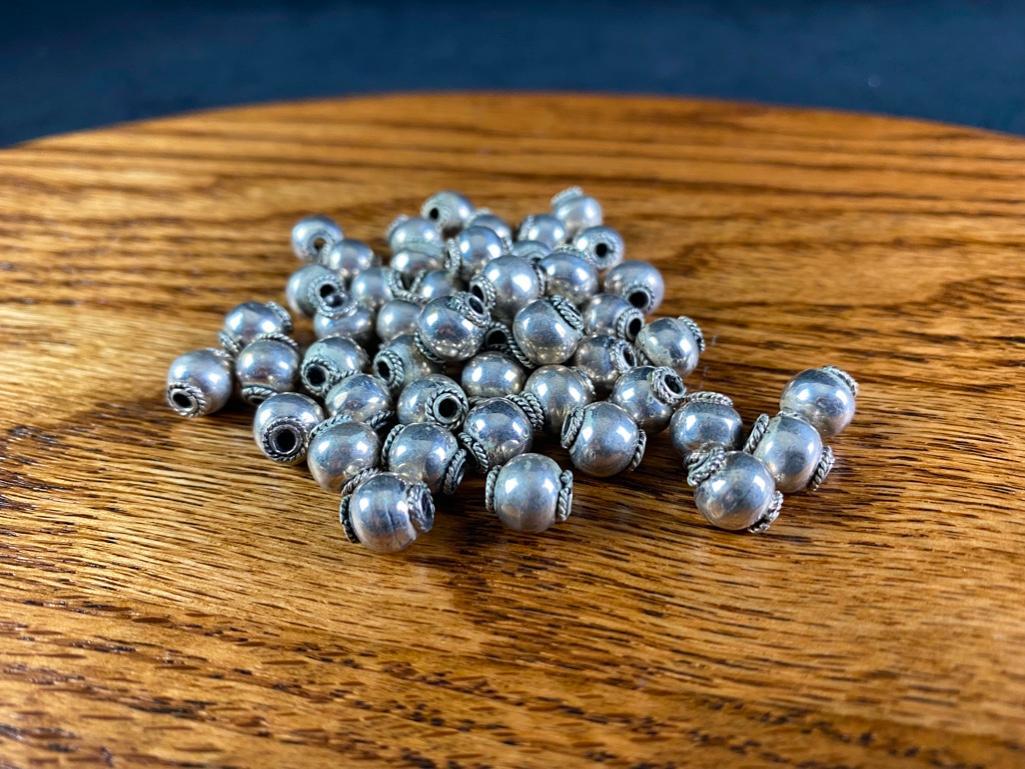 .925 Silver Jewelry Findings - Round Beads (1 of 2)