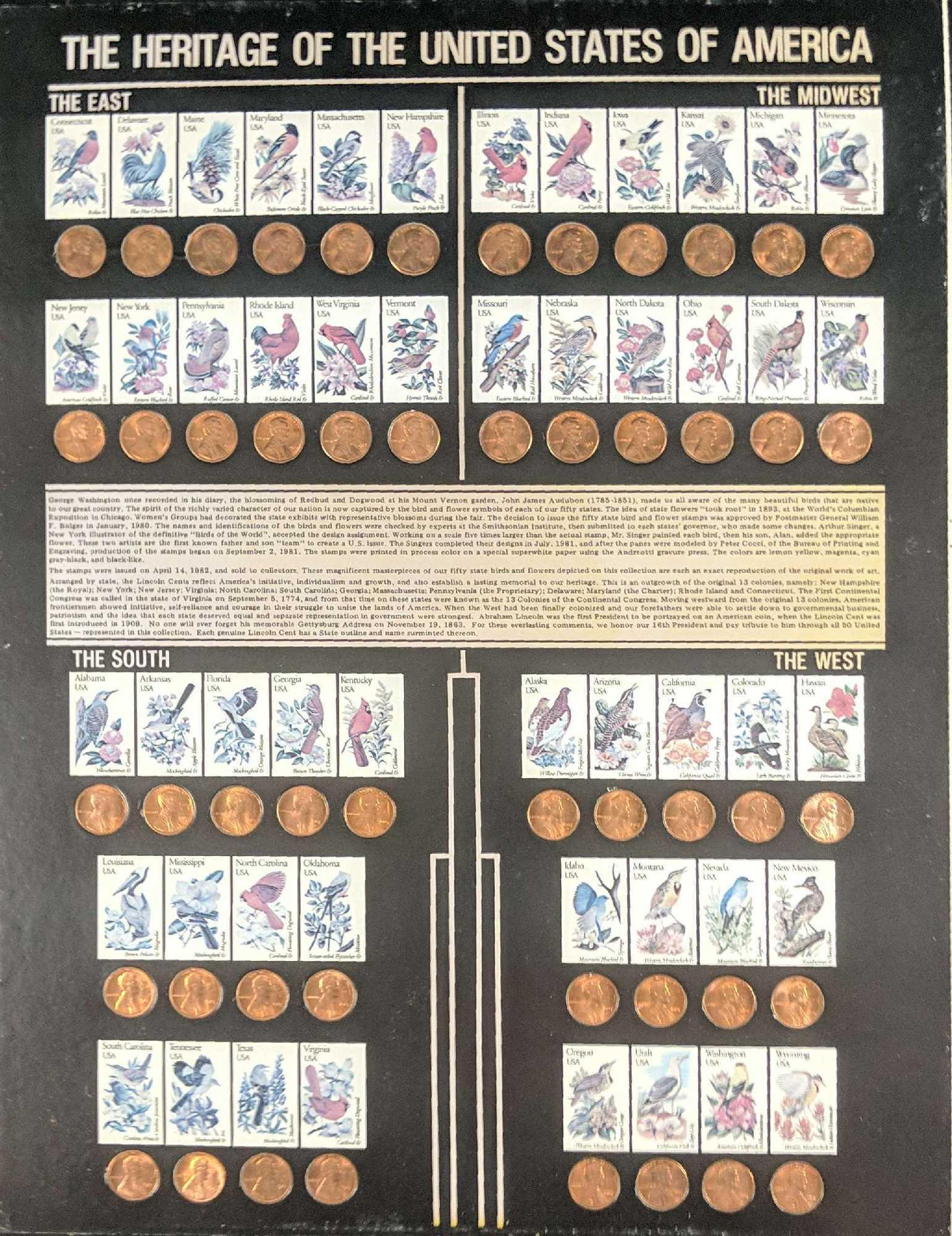 United States of America Etched Penny Collection (1 of 8)