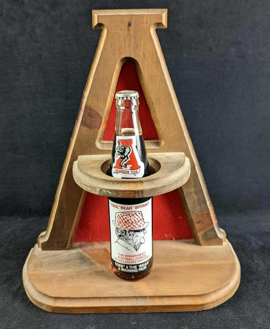 Crimson Tide Paul Bryant Coke Bottle Display (1 of 8)
