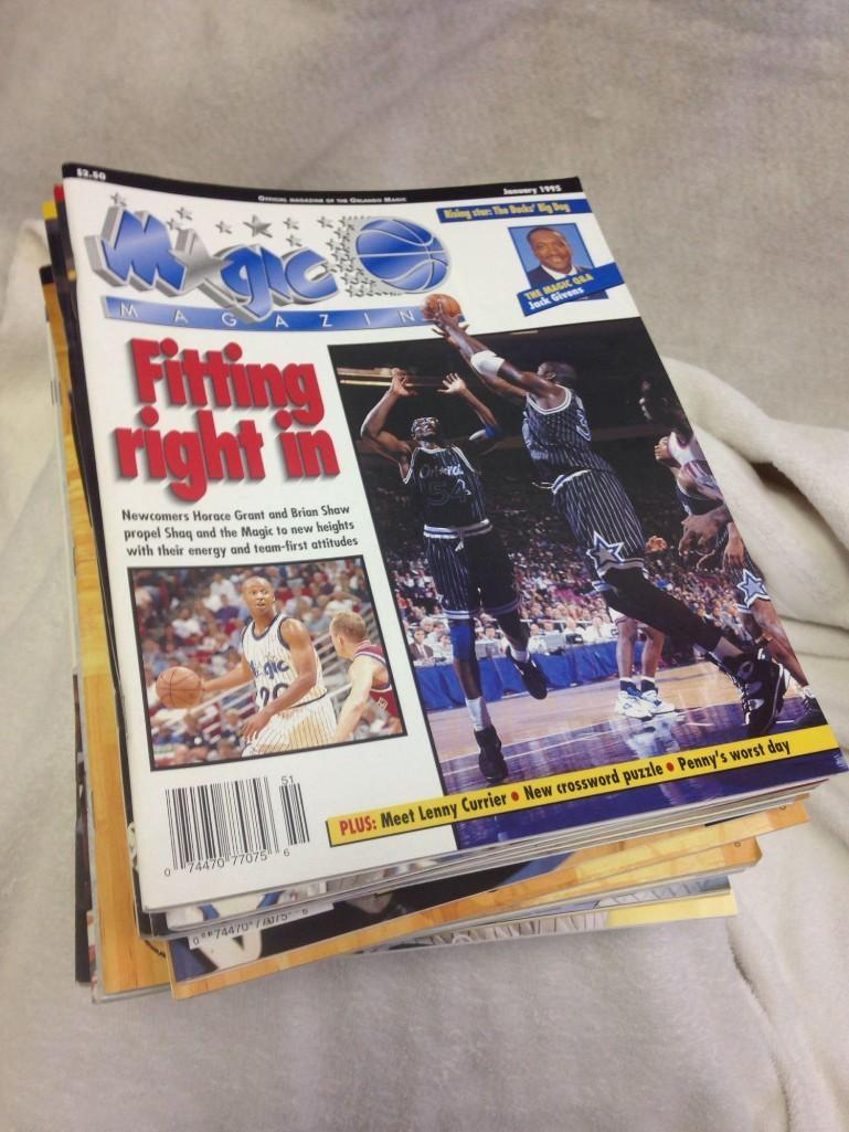 Full Set Of 1995 Orlando Magic Magazine Plus One Extra (1 of 14)