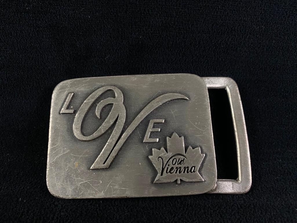 Old Vienna Beer Belt Buckle (1 of 3)