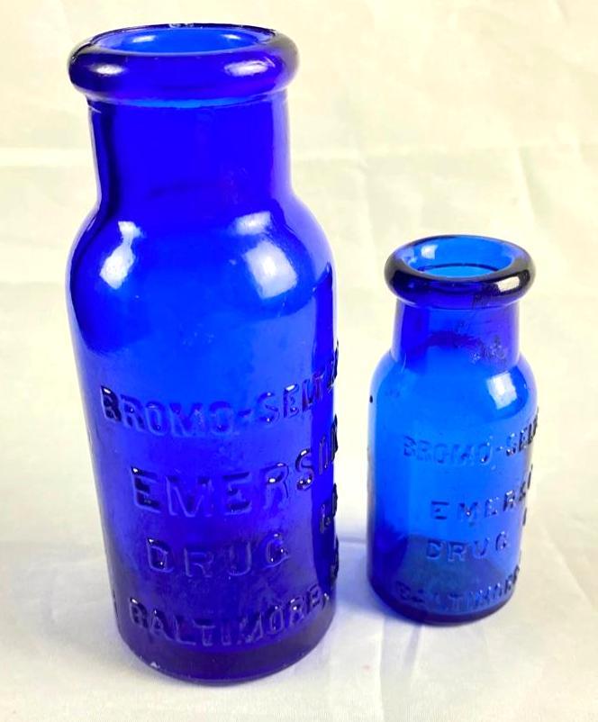 Two Antique Bromo Seltzer Bottles (1 of 4)